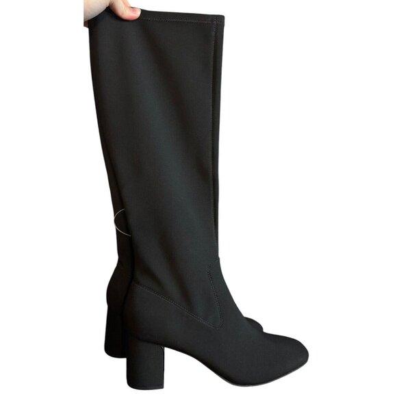 Donald J. Pliner Shoes - Donald Pliner Size 11 Women's Cassidy Crepe Elastic Tall Shaft Boot Black